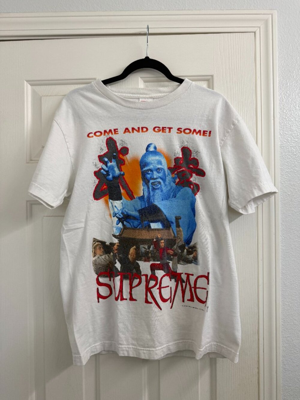 Supreme 'Come And Get Some' Graphic T-Shirt White Size L
